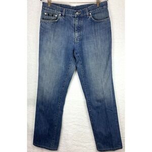 Hugo Boss Texas Jeans Men's 38x32 Medium Blue Cotton Straight 26015